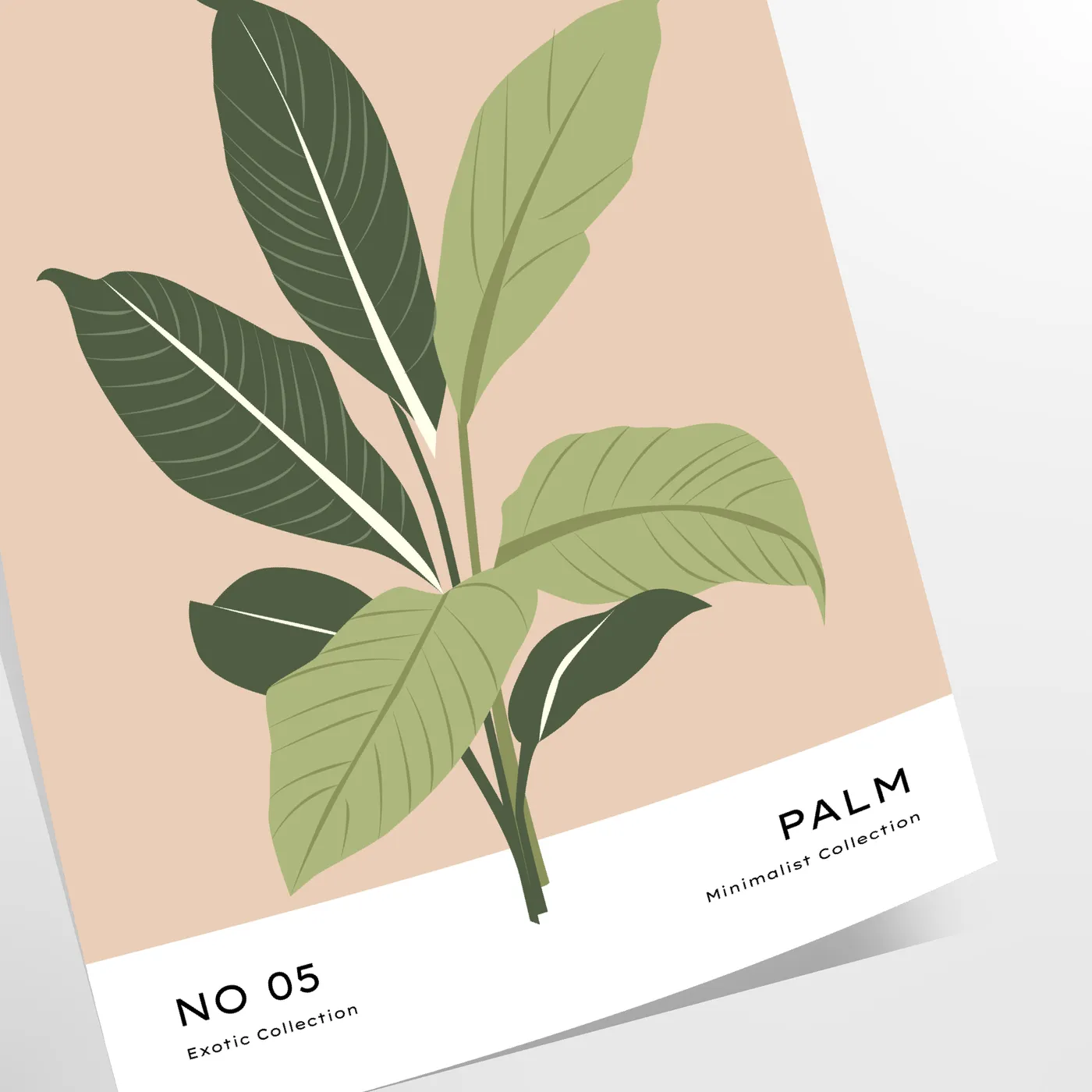 nature space stunning plant poster gray brown tones elegant wall art perfect gift lover unframed formats ideal room decor today